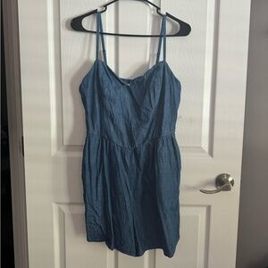 Denim Romper
